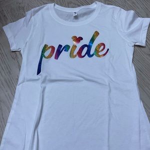Pride Shirt with Mickey Multi Colored Shirt- NWT